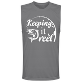 ***2 SIDED***  HRCL FL - Keeping it Reel - - 2 Sided - UV 40+ Protection TT11M Team 365 Mens Zone Muscle Tee