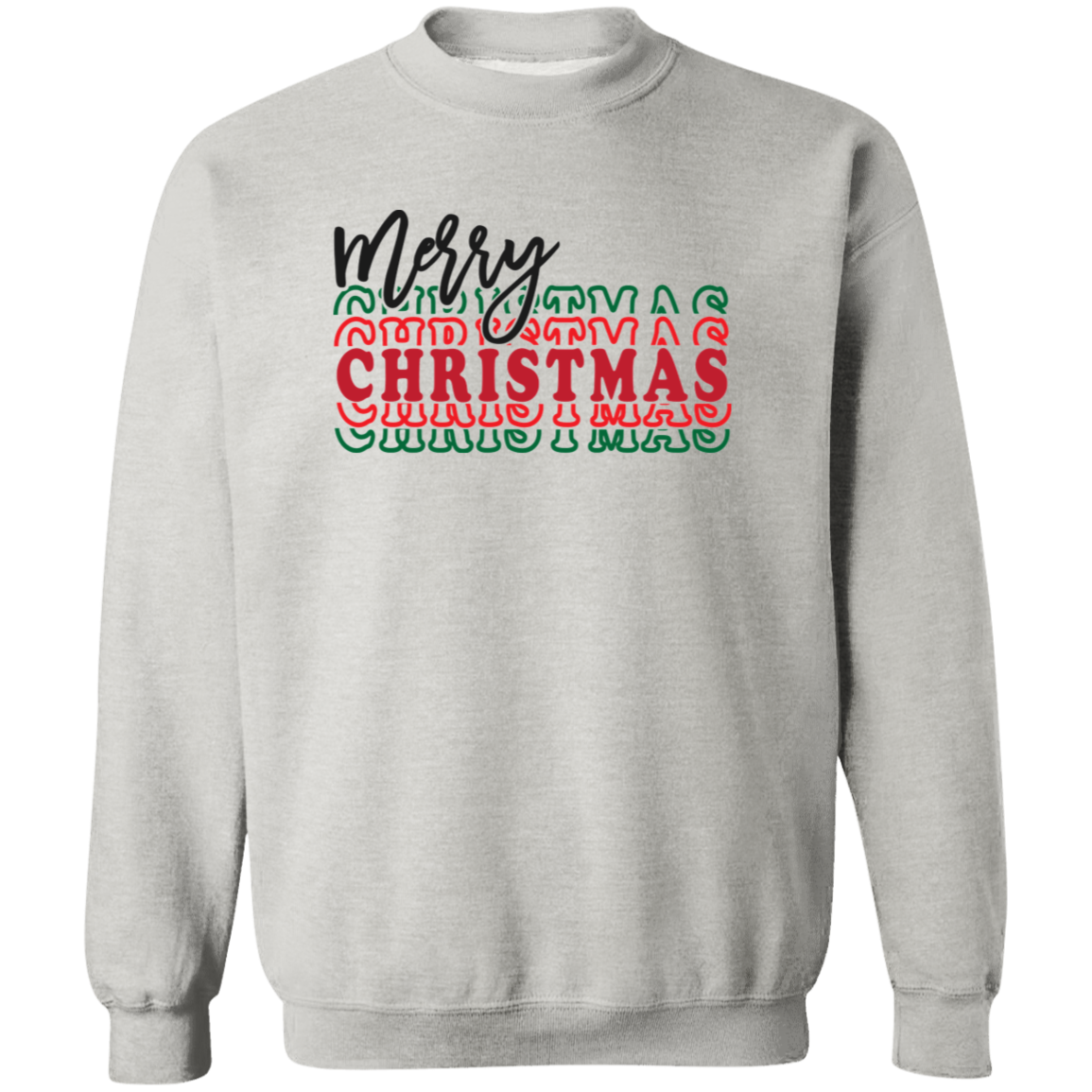 Merry Christmas 3 G180 Crewneck Pullover Sweatshirt