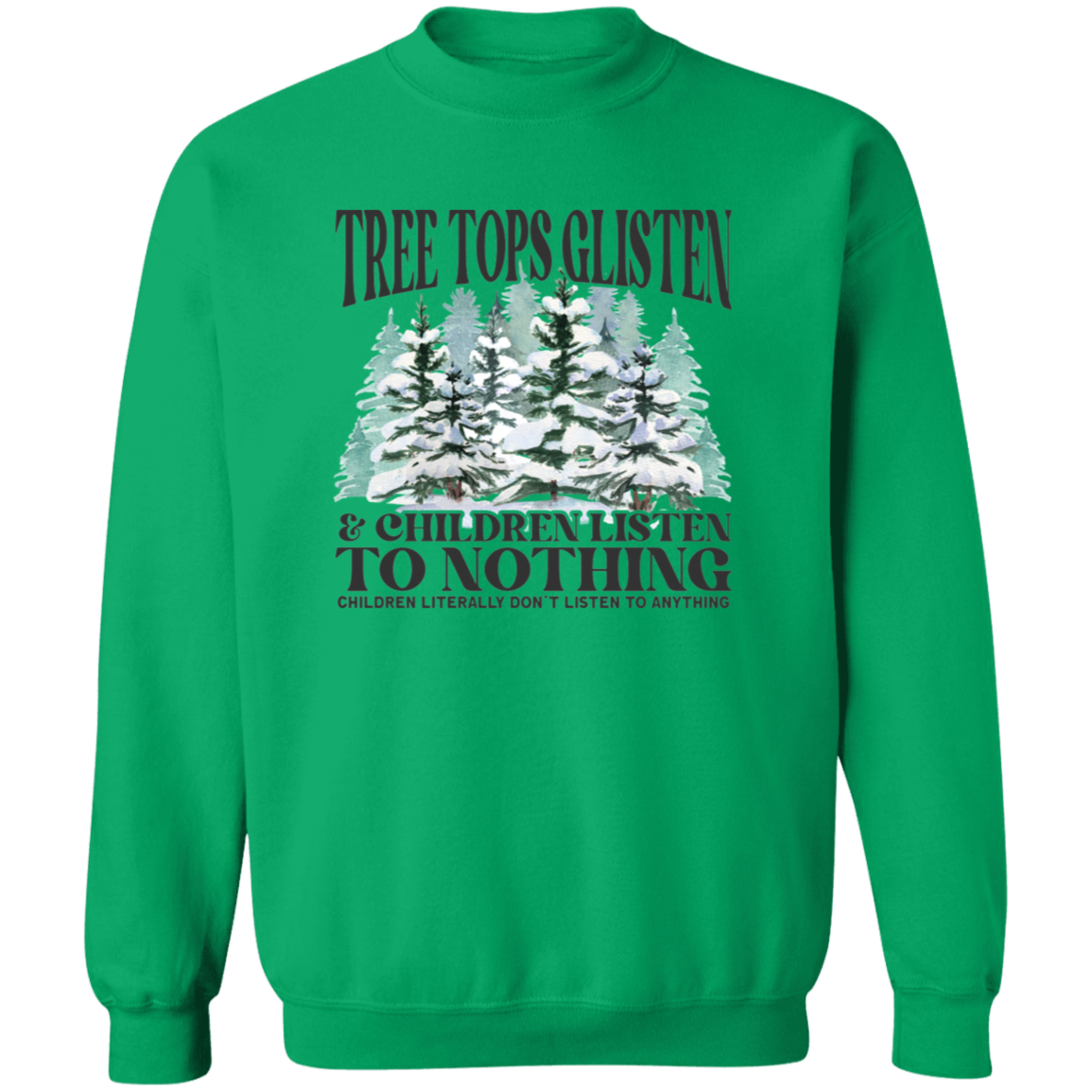 Tree Tops Glisten G180 Crewneck Pullover Sweatshirt