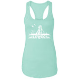 LCWCC Dog - White NL1533 Ladies Ideal Racerback Tank