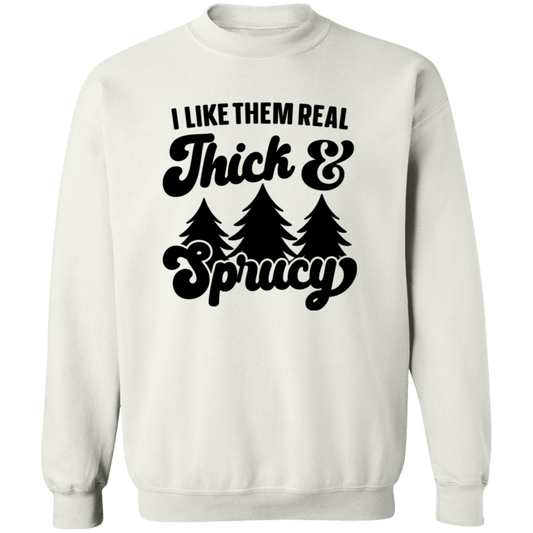 Think & Sprucy G180 Crewneck Pullover Sweatshirt