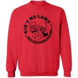 Ain't No Laws When You'Re Drinking With Clause G180 Crewneck Pullover Sweatshirt