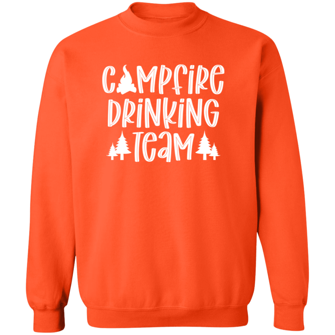 Campfire Drinking Team 2 W G180 Crewneck Pullover Sweatshirt