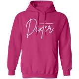 Dexter Skinny 1 White G185 Gildan Pullover Hoodie