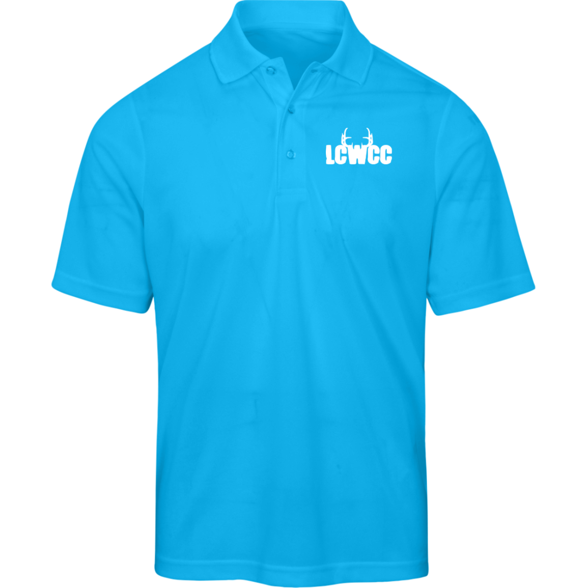 LCWCC Rack Logo - White UNISEX 88181 Core 365 Mens Origin Pique Polo