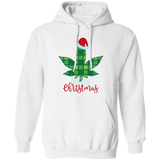 Weed Merry Christmas G185 Pullover Hoodie