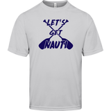 ***2 SIDED***  HRCL FL - Navy Lets Get Nauti - - 2 Sided - UV 40+ Protection TT11 Team 365 Mens Zone Tee