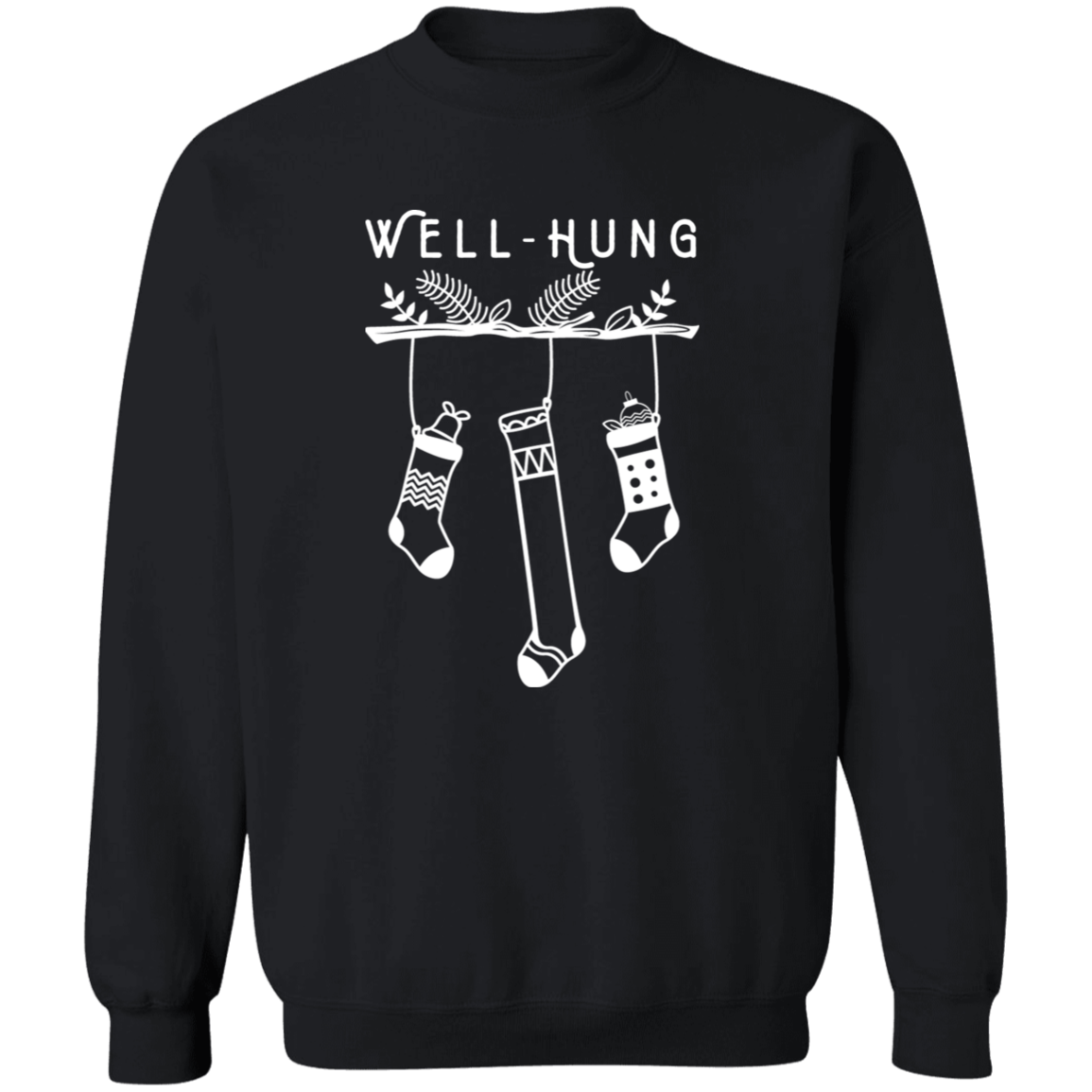 Well Hung G180 Crewneck Pullover Sweatshirt
