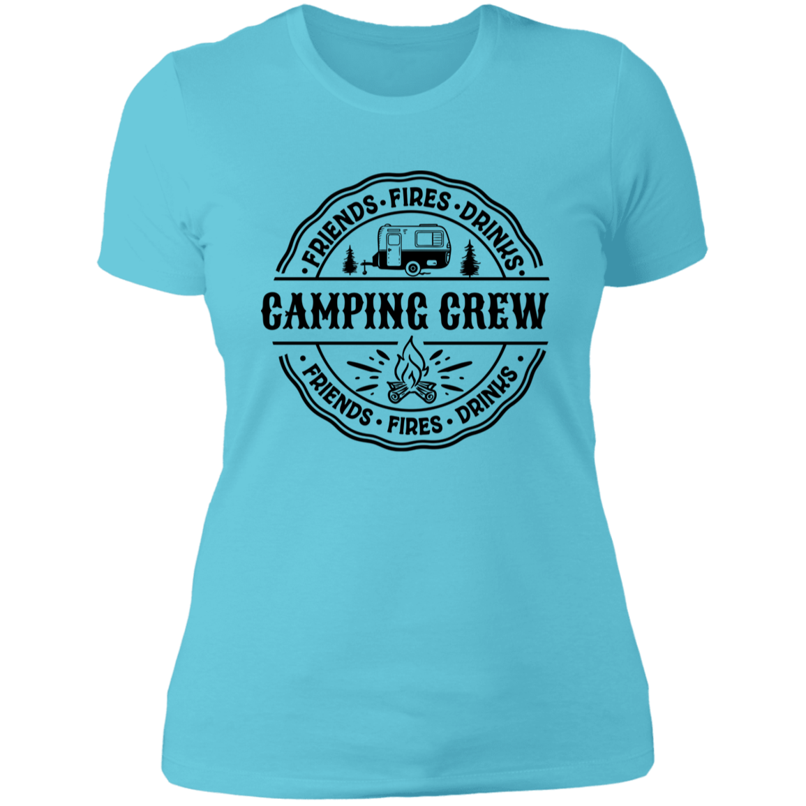 Camping Crew B NL3900 Ladies' Boyfriend T-Shirt