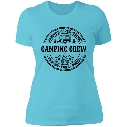 Camping Crew B NL3900 Ladies' Boyfriend T-Shirt