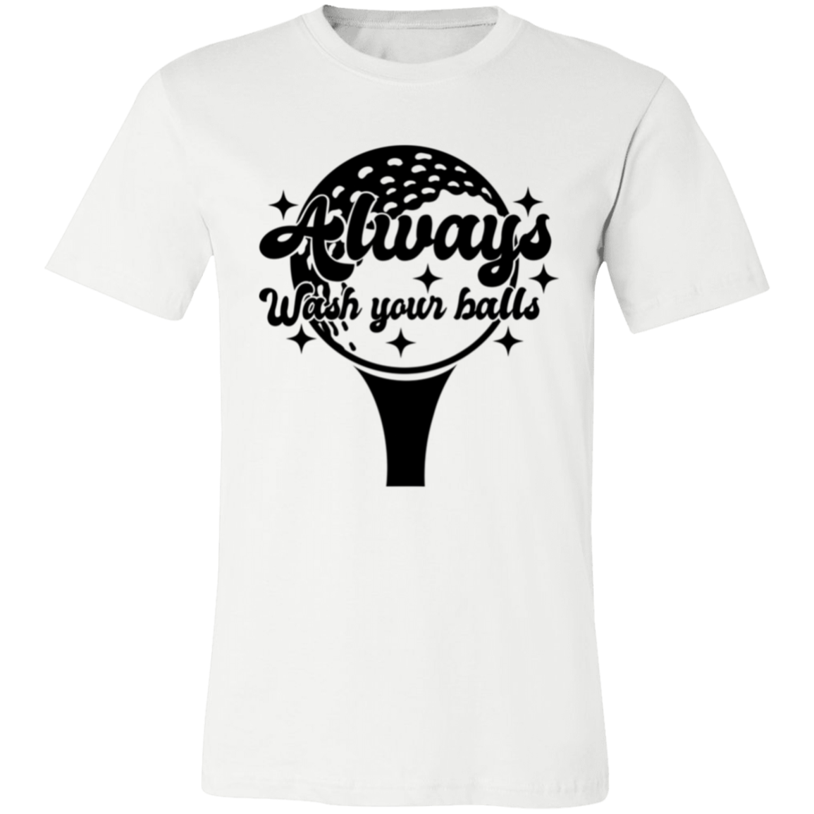 Wash Your Balls 3001C Unisex Jersey Short-Sleeve T-Shirt