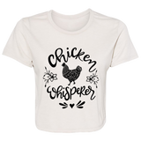 Chicken Whisperer B8882 Ladies' Flowy Cropped Tee