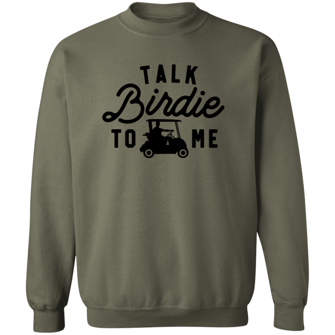 Talk Birdie To Me G180 Crewneck Pullover Sweatshirt