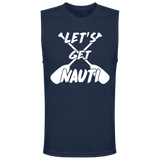 ***2 SIDED***  HRCL FL - Lets Get Nauti - - 2 Sided - UV 40+ Protection TT11M Team 365 Mens Zone Muscle Tee