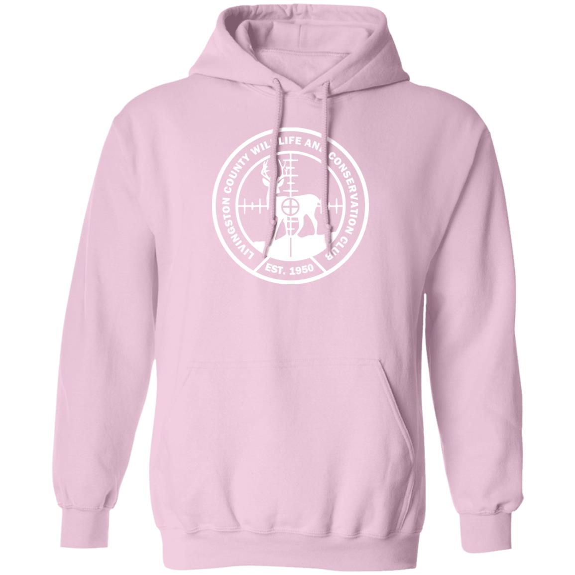 LCWCC Deer Target - White G185 Pullover Hoodie