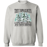 Tree Tops Glisten G180 Crewneck Pullover Sweatshirt