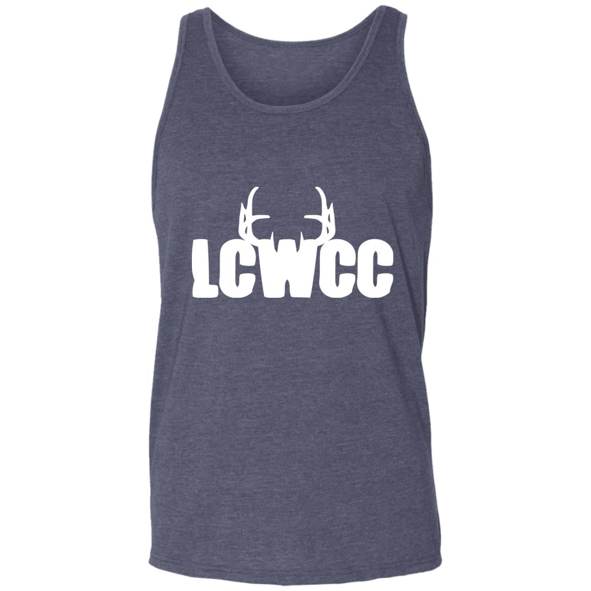 LCWCC Rack Logo - White 3480 Unisex Tank