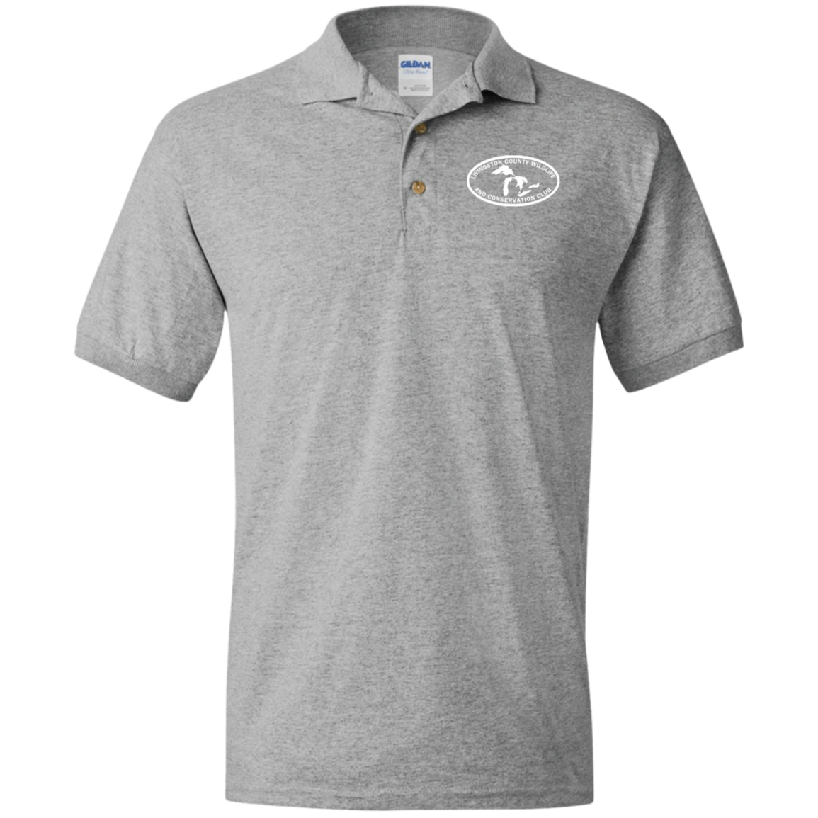 LCWCC Lakes - White UNISEX G880 Jersey Polo Shirt