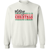 Merry Christmas 3 G180 Crewneck Pullover Sweatshirt