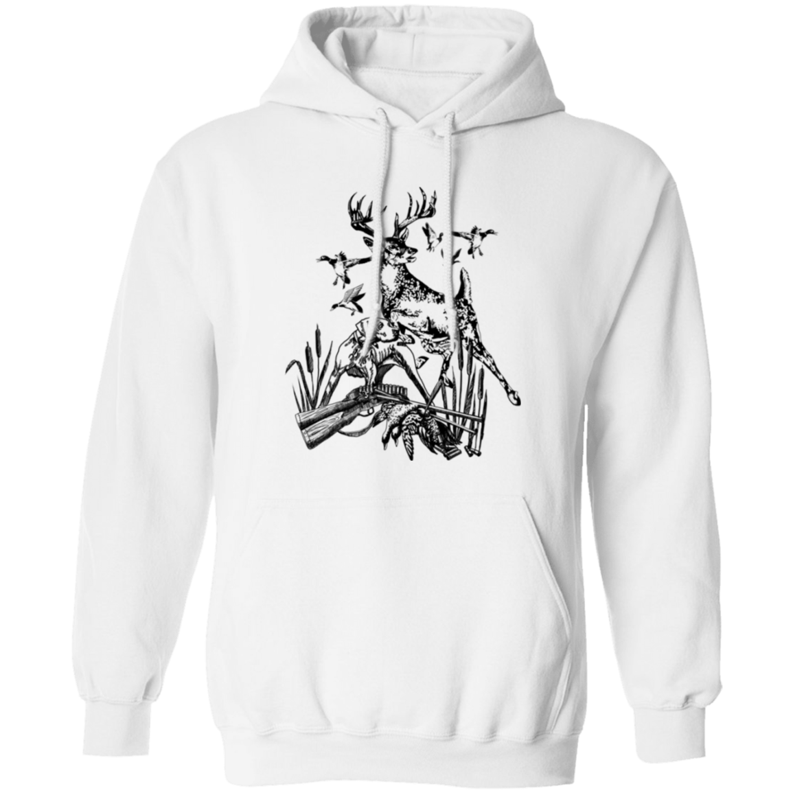 Hunting Dog 1 G185 Pullover Hoodie