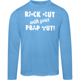 ***2 SIDED***  HRCL FL - Rock Out with your Prop Out - 2 Sided - UV 40+ Protection TT11L Team 365 Mens Zone Long Sleeve Tee