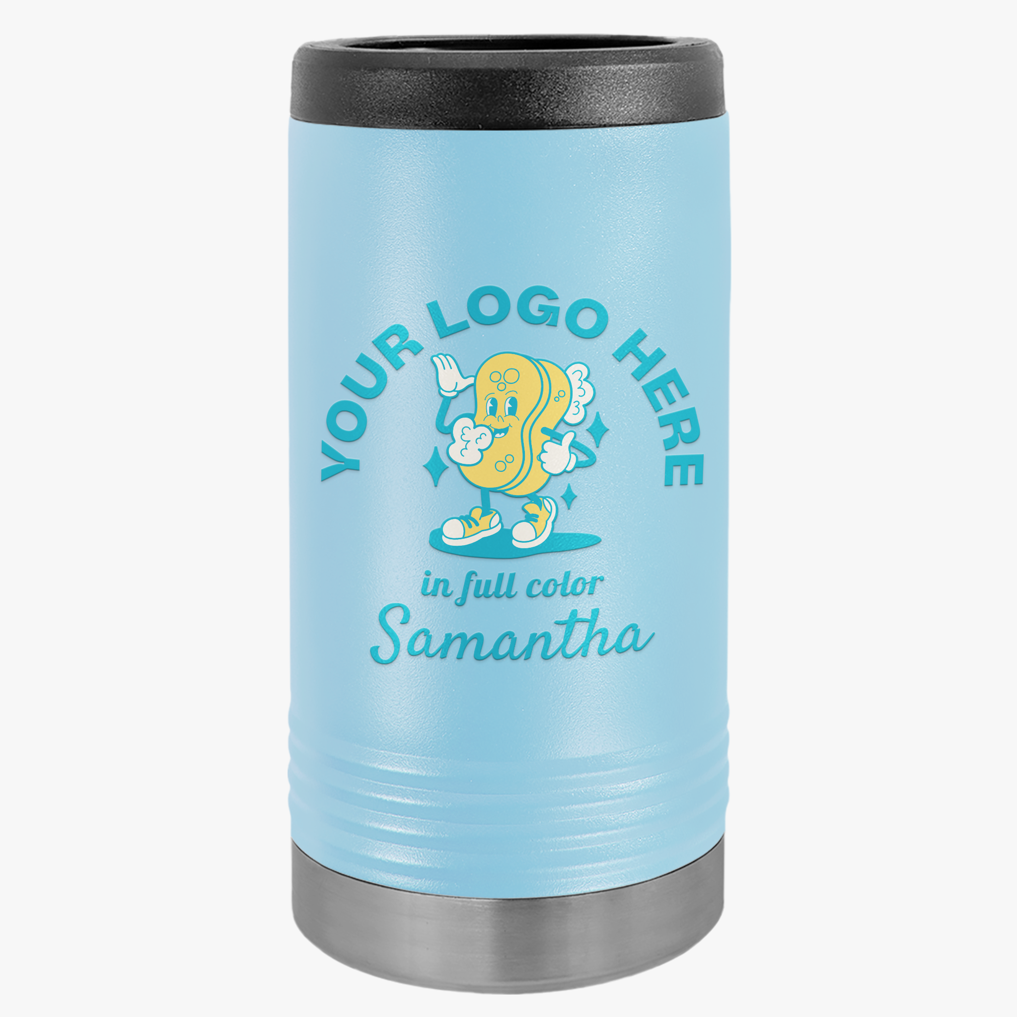 Personalized Slim Beverage Holder - Your Logo, Your Brand