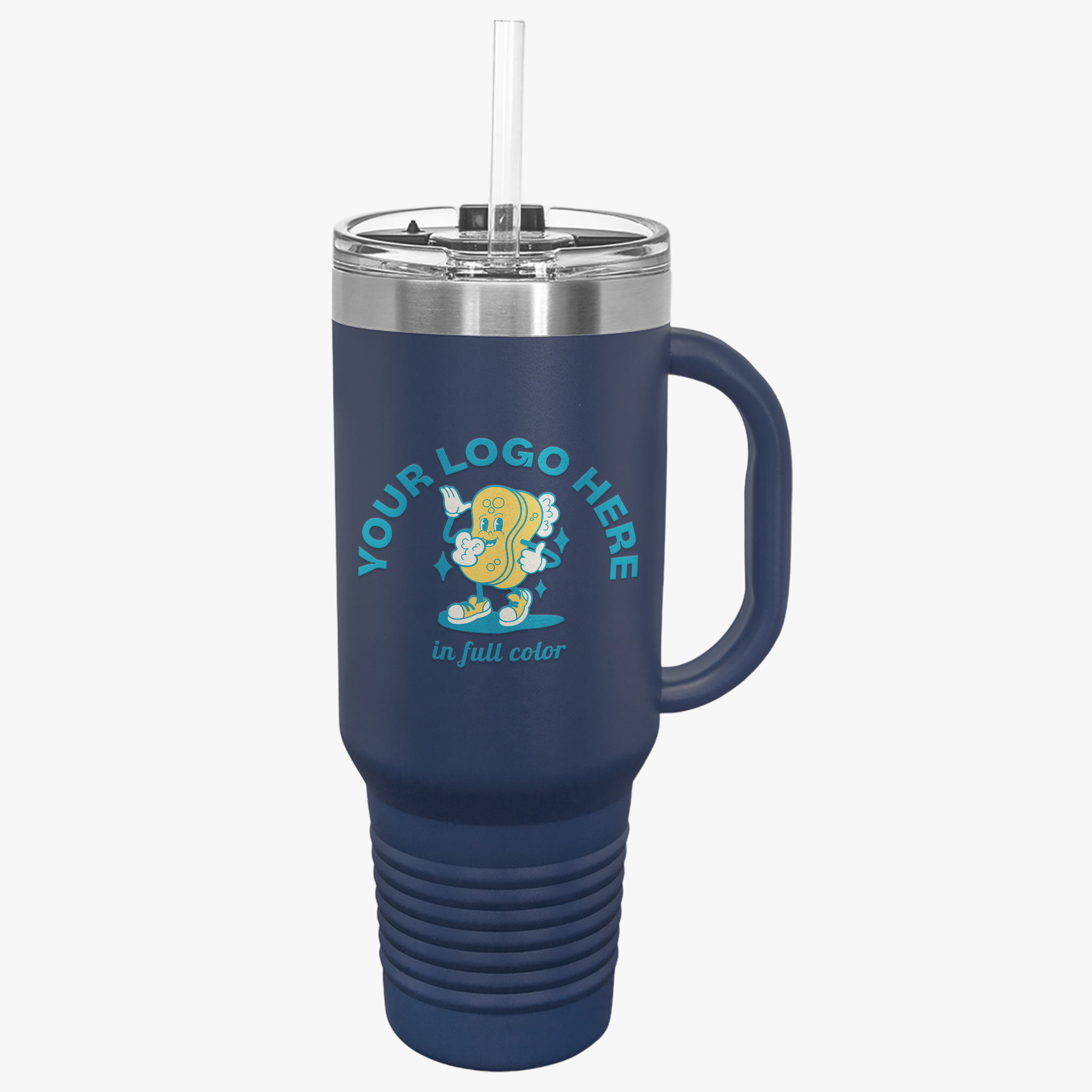 Personalized Insulated Travel Mug - 40oz - Your Logo, Your Brand