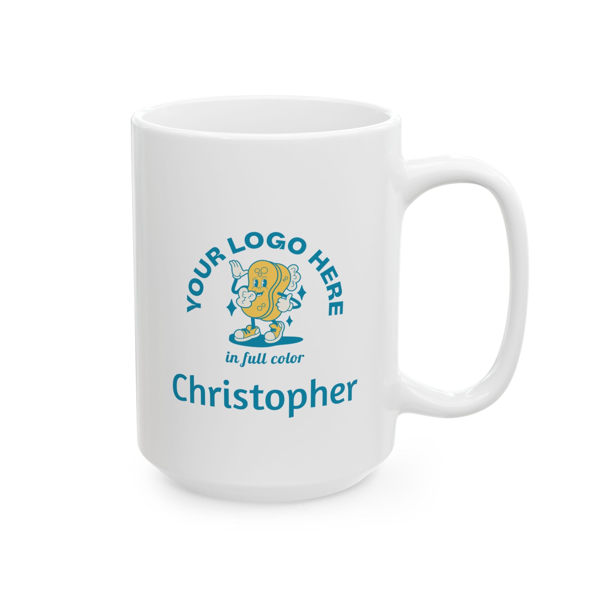 Personalized Ceramic Mug - Your Logo, Your Brand