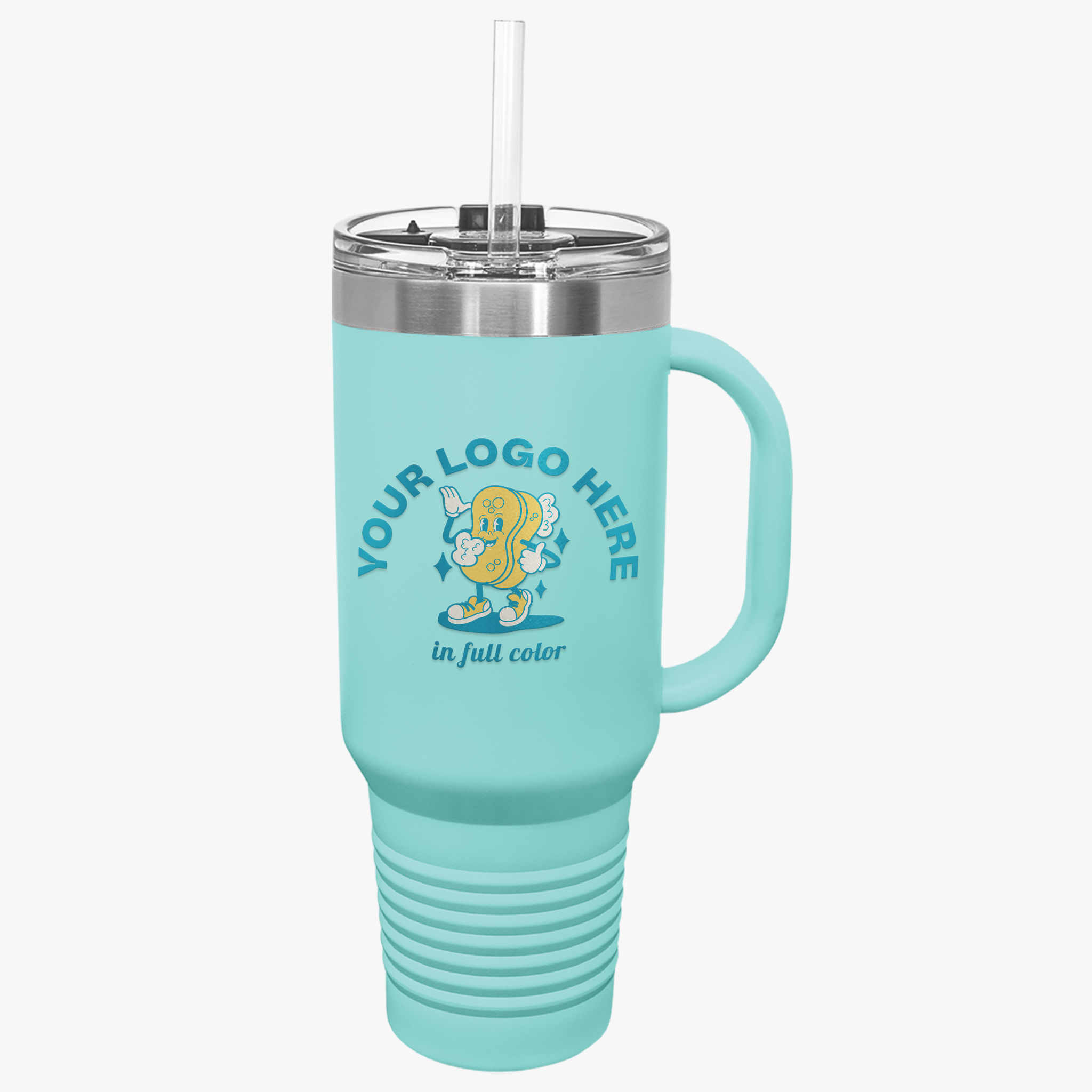 Personalized Insulated Travel Mug - 40oz - Your Logo, Your Brand