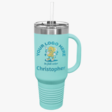 Personalized Insulated Travel Mug - 40oz - Your Logo, Your Brand