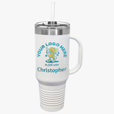 Personalized Insulated Travel Mug - 40oz - Your Logo, Your Brand