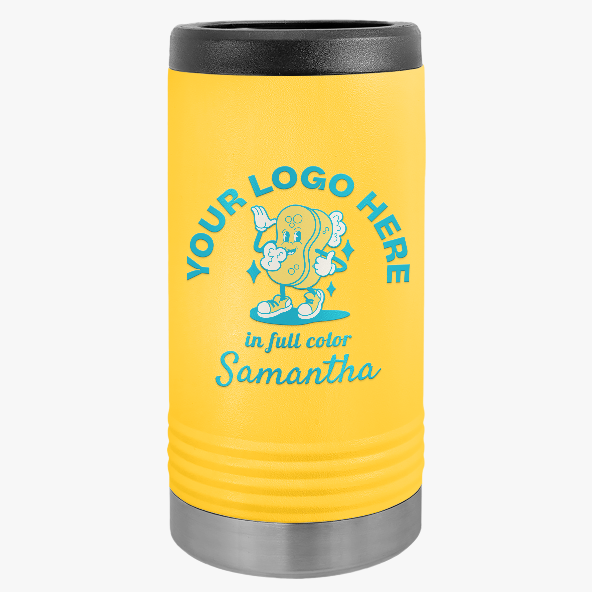 Personalized Slim Beverage Holder - Your Logo, Your Brand