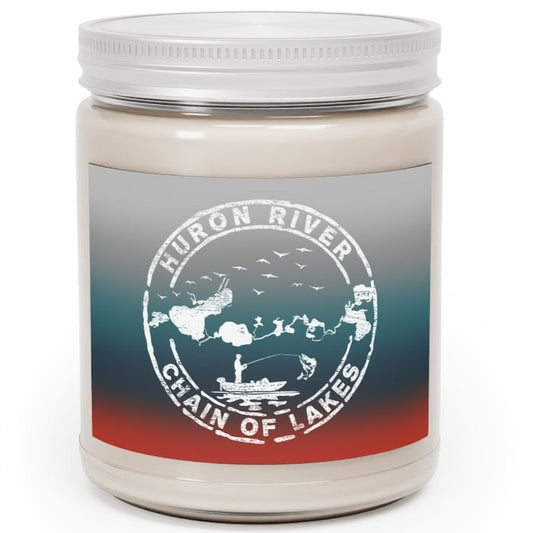 Scented Candles, 9oz - HRCL Fishing Logo