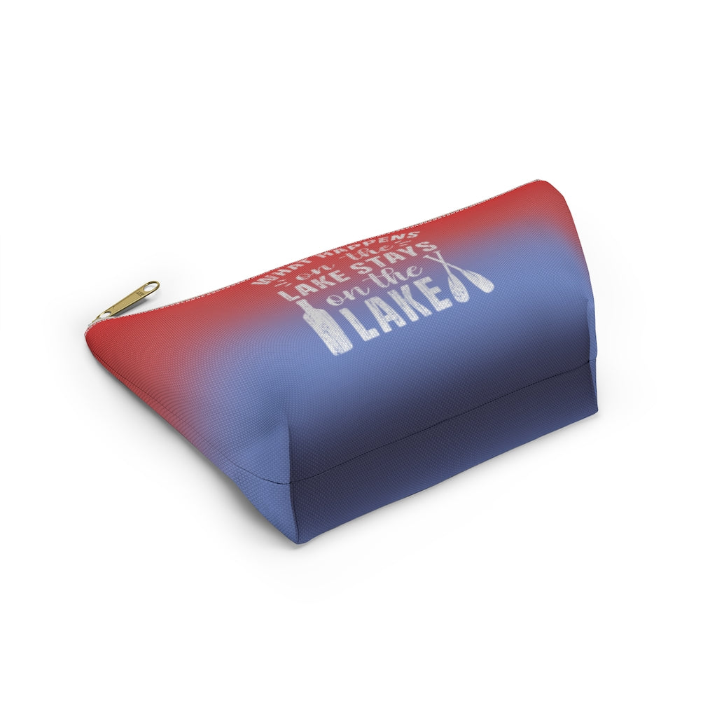 Accessory Pouch (T-bottom) - What Happens on the Lake - HRCL LL