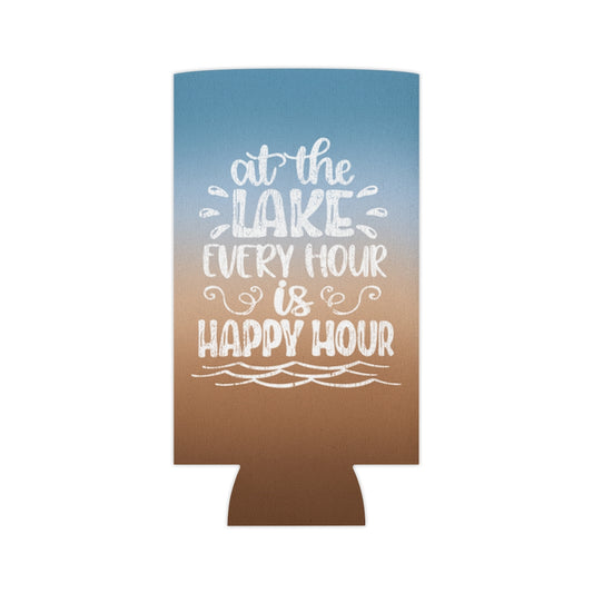 Regular & Slim Can Coolers 2 Sided - Happy Hour - HRCL FL