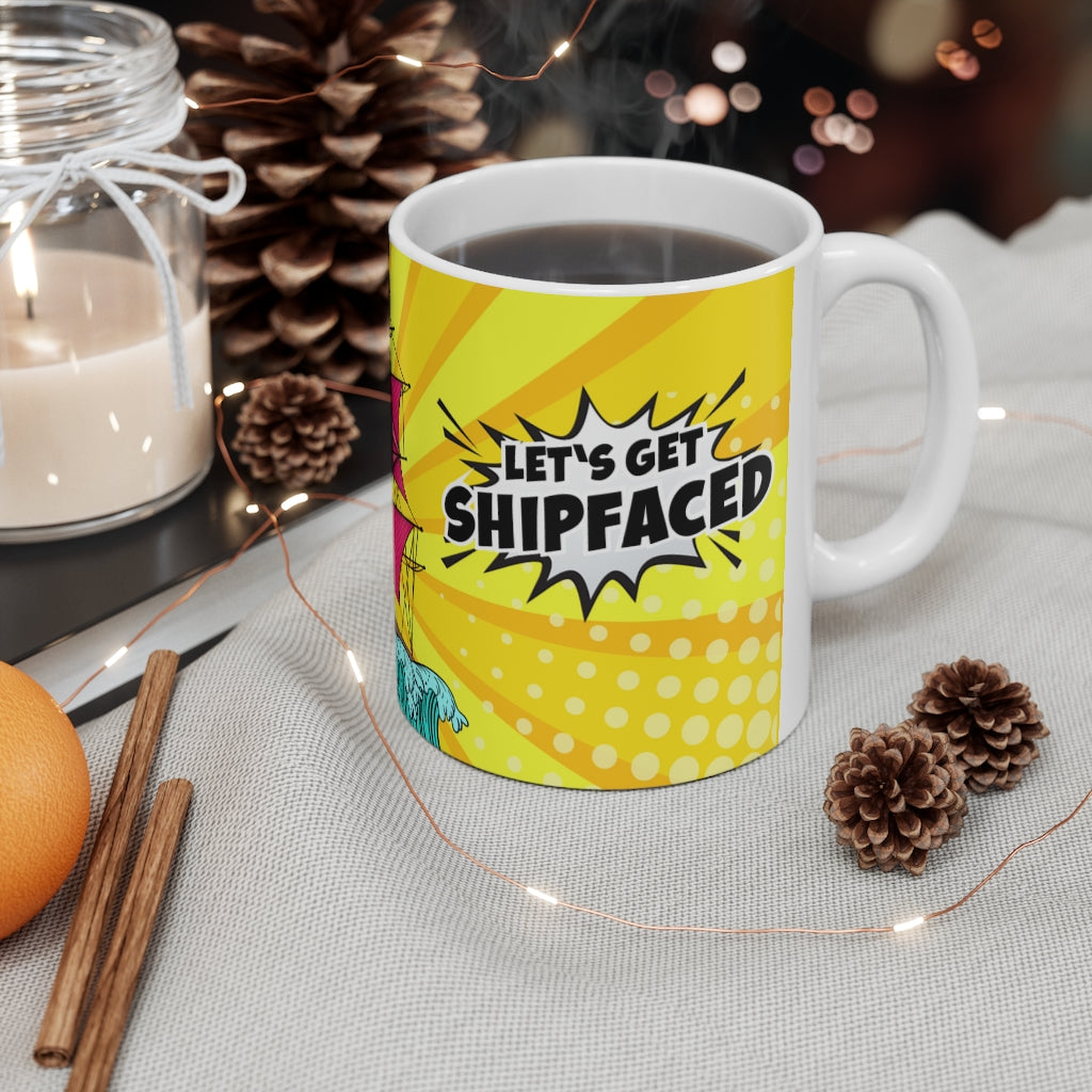 Ship Faced Pop Art 11oz Mug