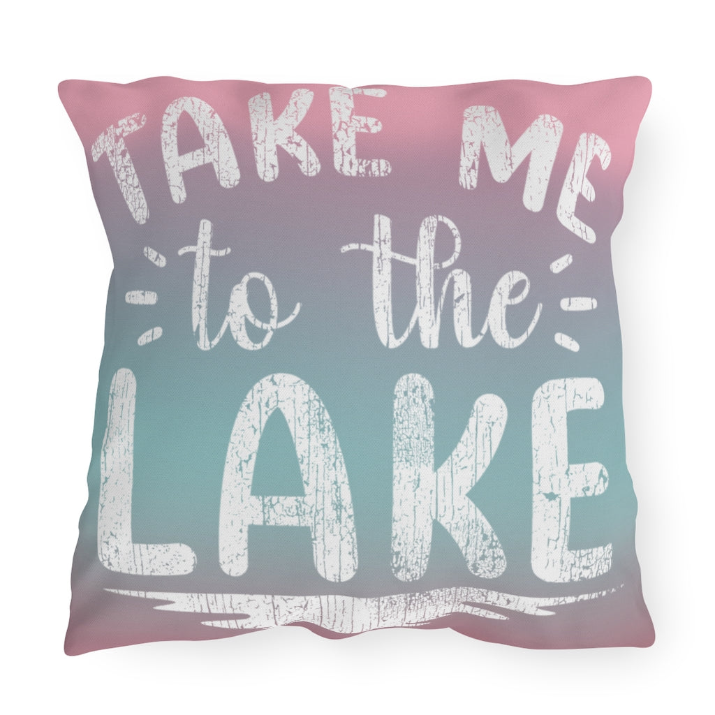 ***2 SIDED***  Outdoor Pillows - Take Me to the Lake - HRCL LL