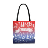 ***2 SIDED***  Beach Bag - Go Jump in the Lake - HRCL LL