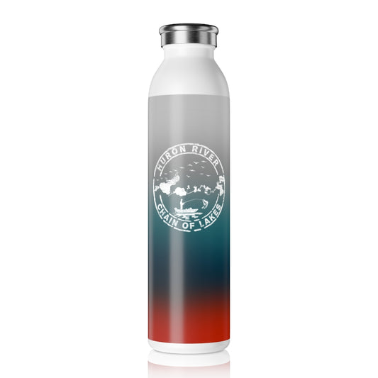 Slim Water Bottle - HRCL Fishing Logo