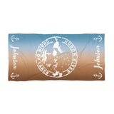 Personalized Beach Towel - Name & Anchors - HRCL FL