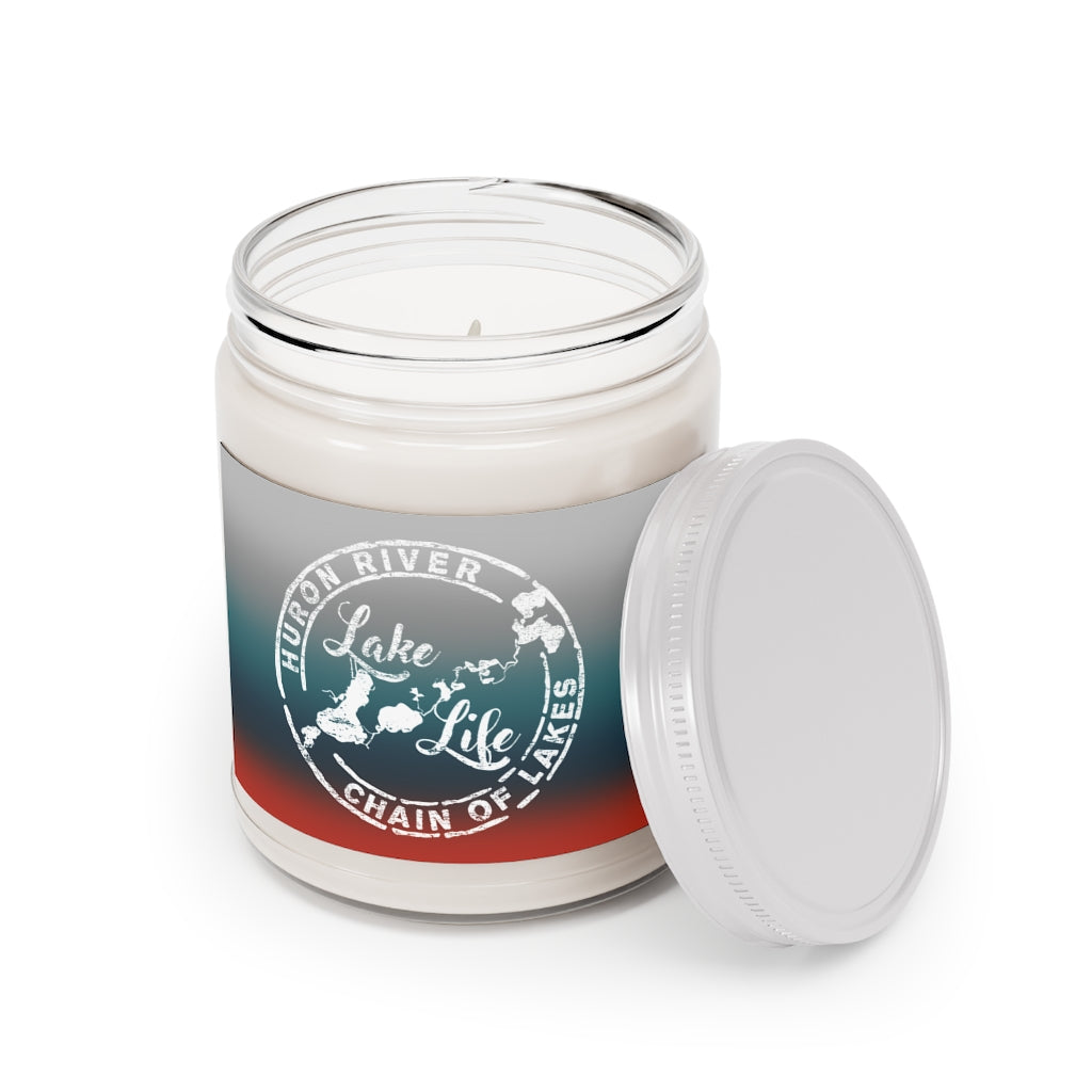 Scented Candles, 9oz - HRCL Lake Life Logo