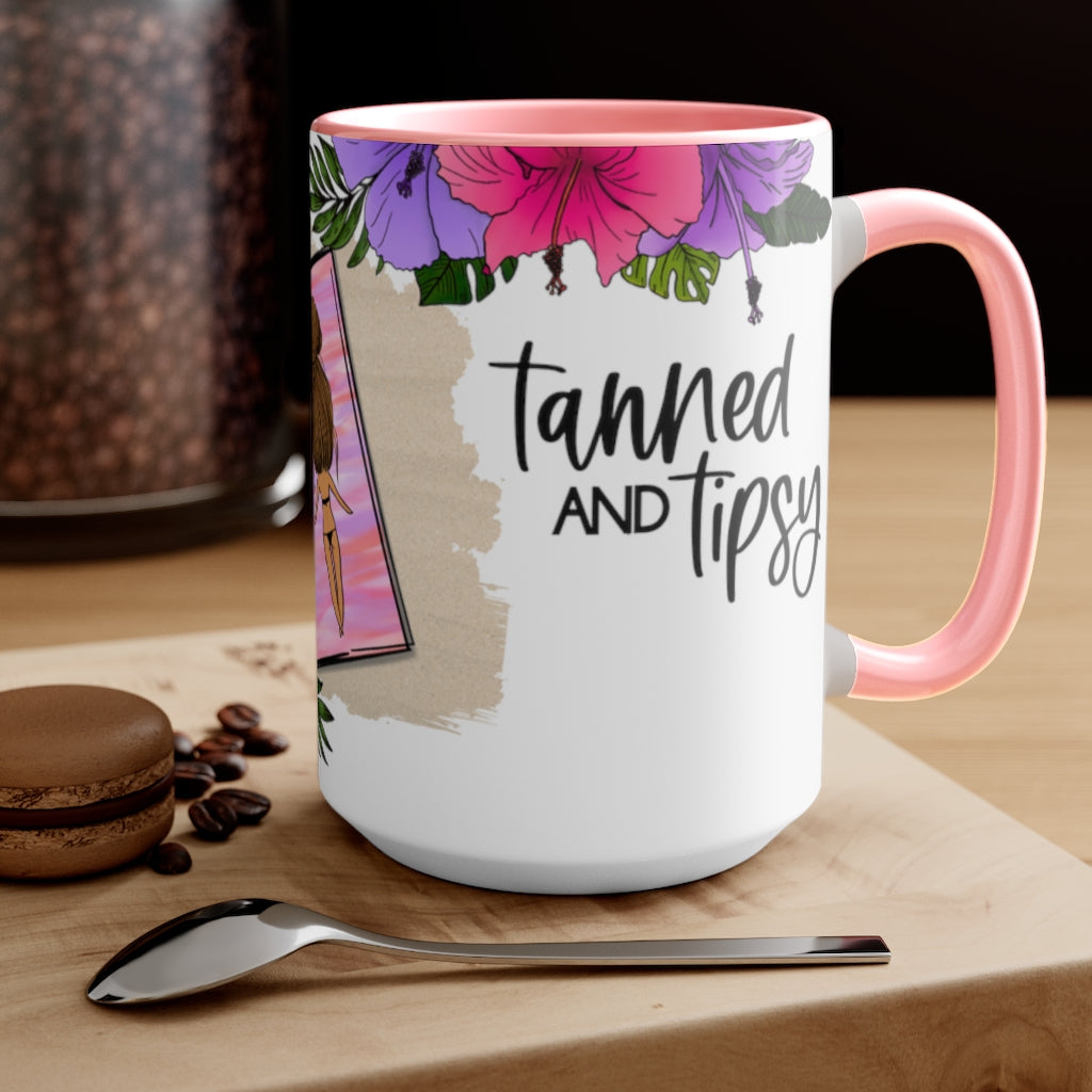 Tanned and Tipsy 15oz  Mug