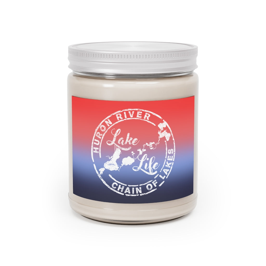 Scented Candles, 9oz - HRCL Lake Life Logo