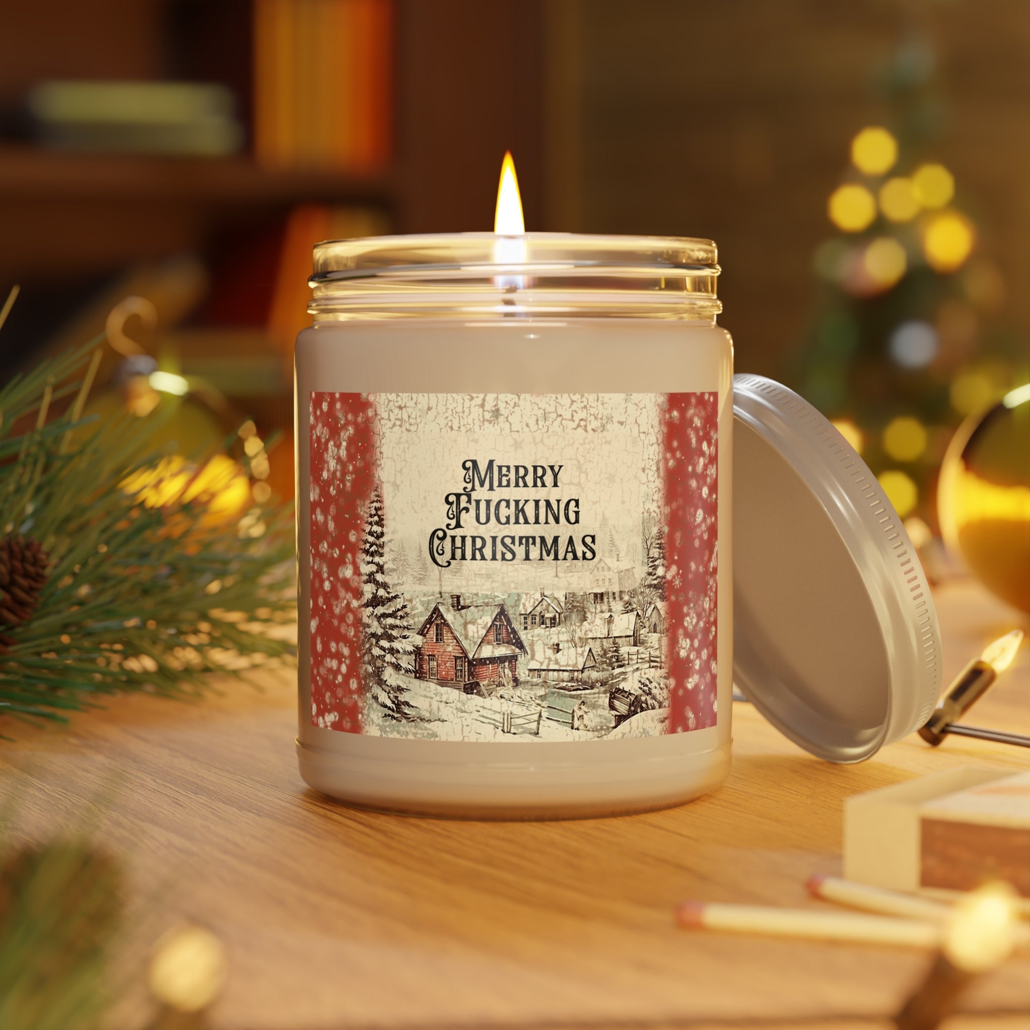 Merry Fucking Christmas - Scented Candles, 9oz