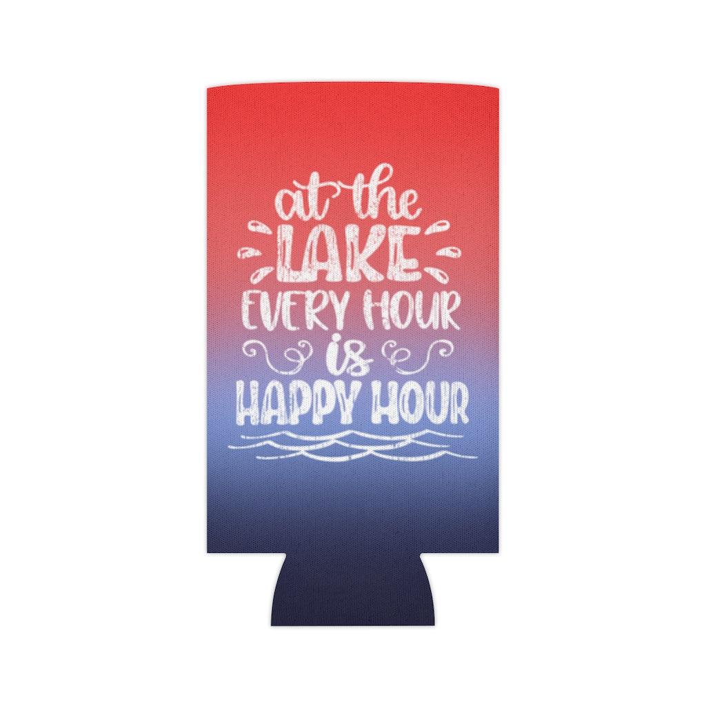 Regular & Slim Can Coolers 2 Sided - Happy Hour - HRCL LL
