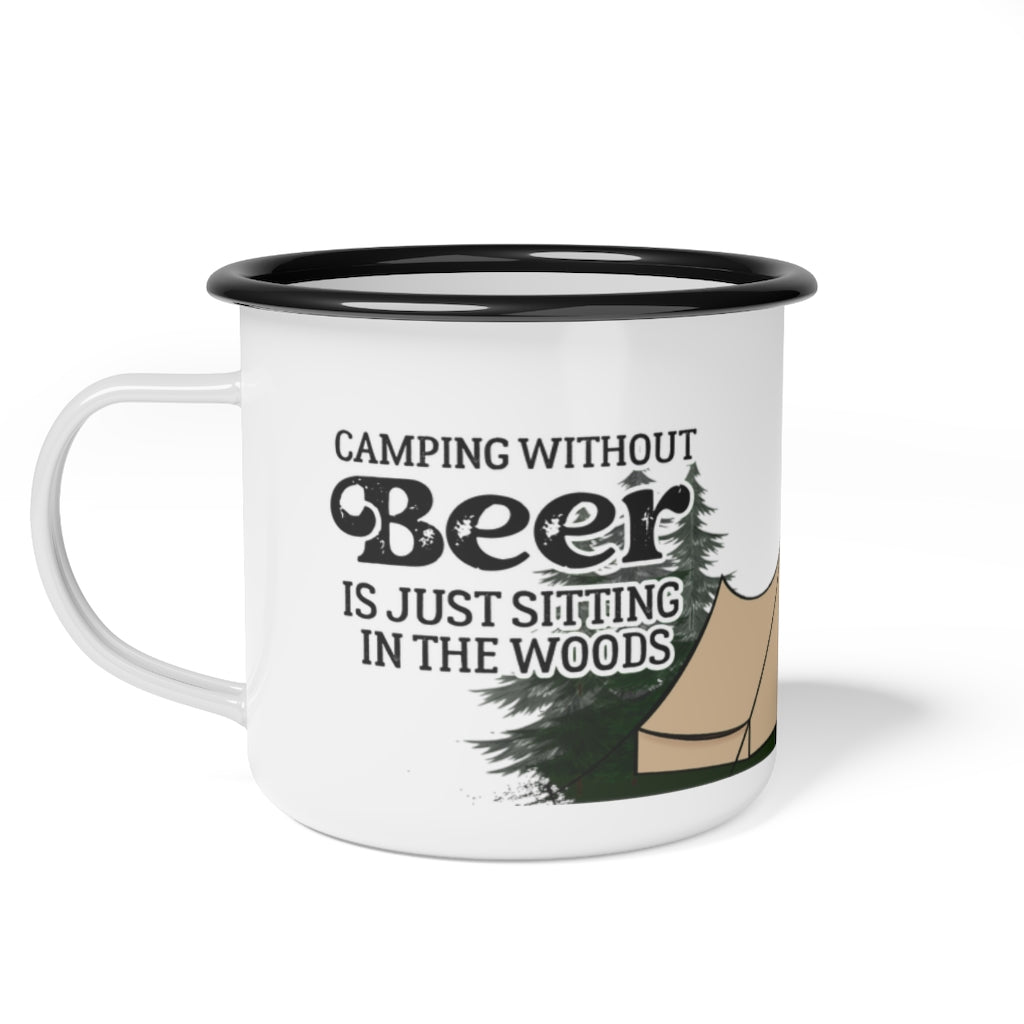 Camping Without Beer Camp Mug