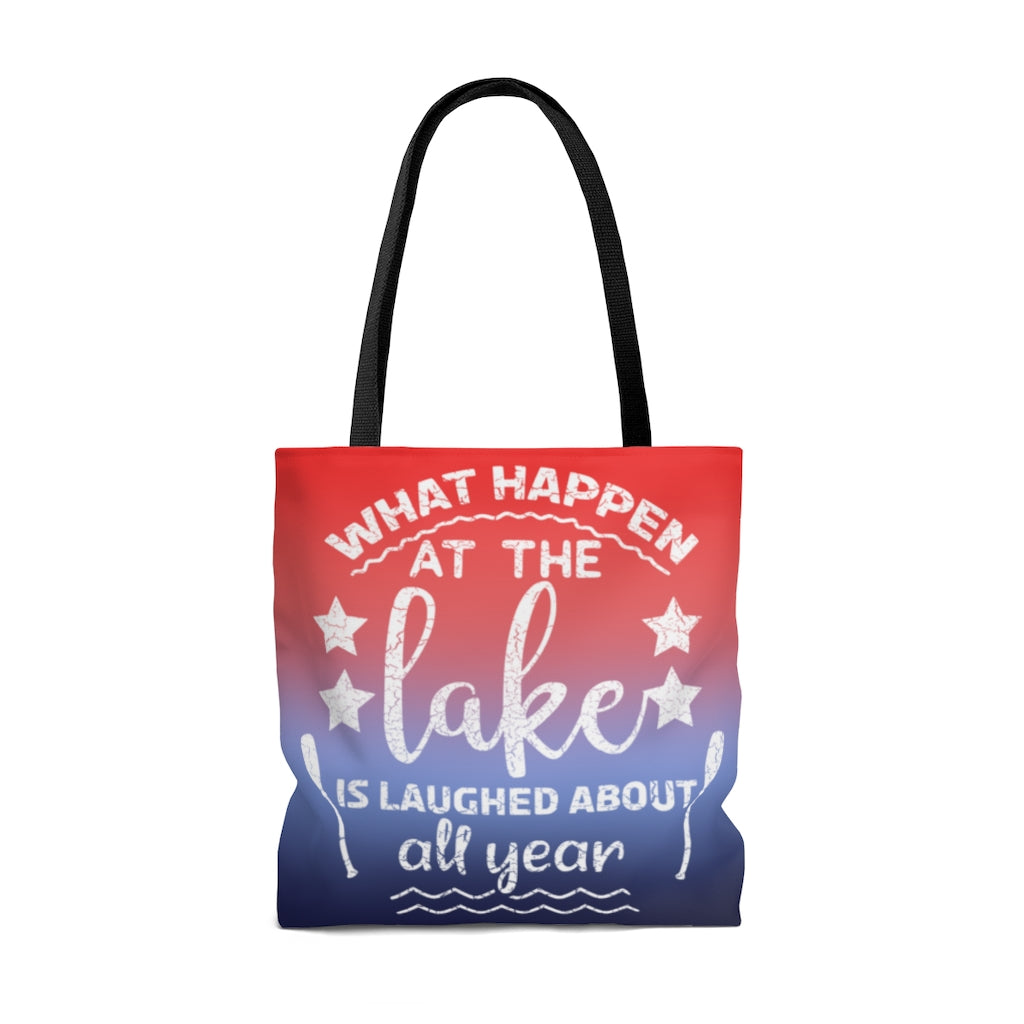 Beach Bag - What Happens at the Lake Laughed at All Year - HRCL LL