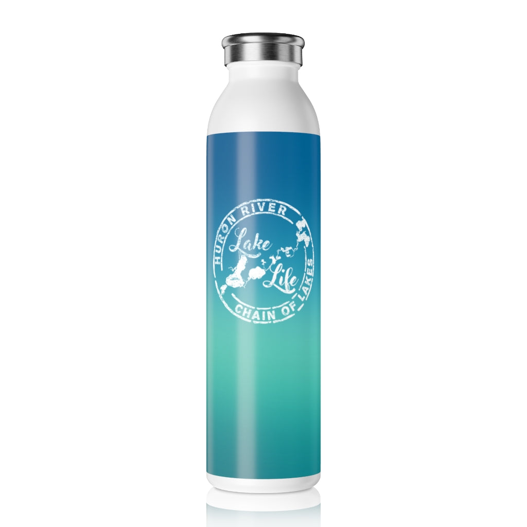 Slim Water Bottle - HRCL Fishing Logo