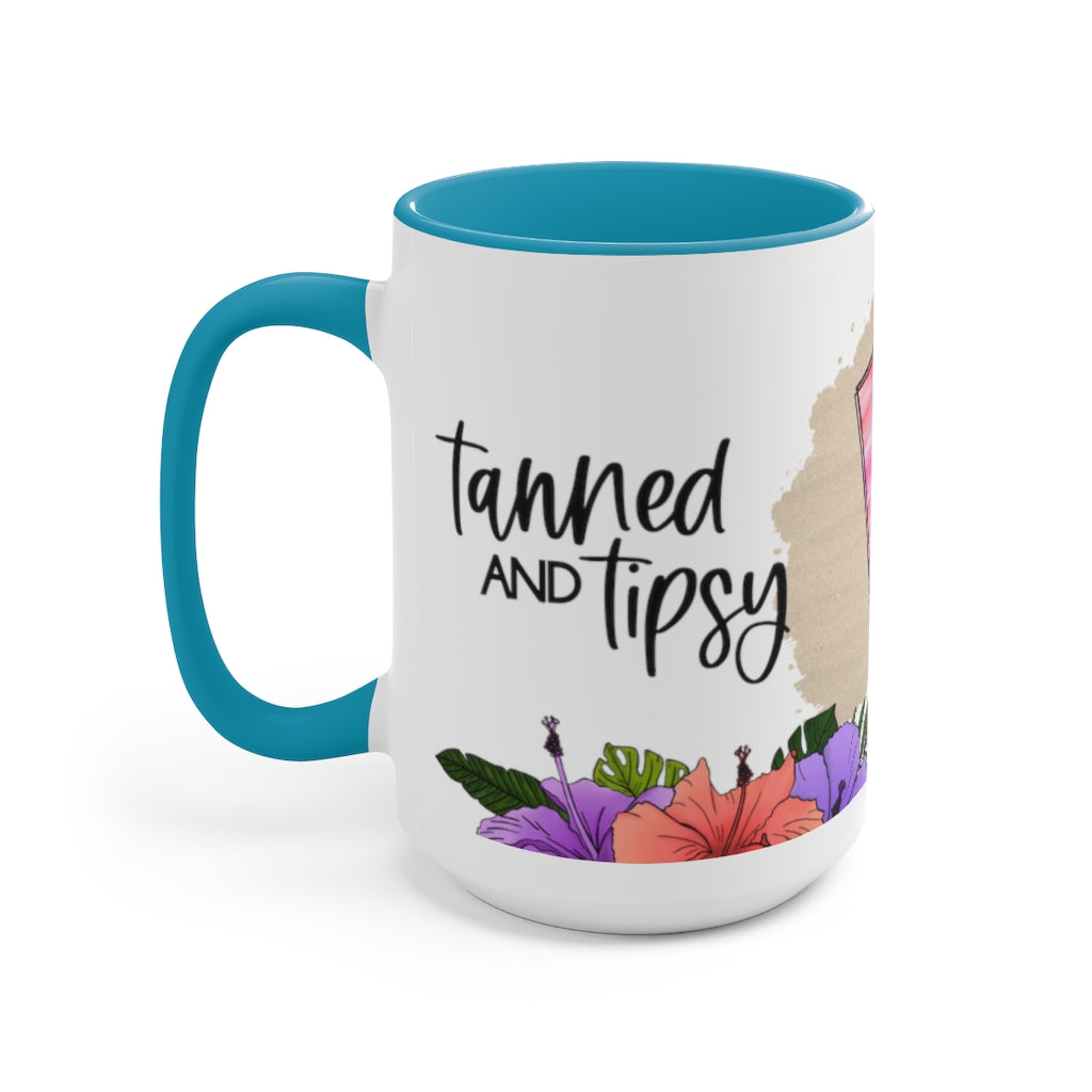 Tanned and Tipsy 15oz  Mug