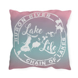 ***2 SIDED***  Outdoor Pillows - Go Jump in the Lake - HRCL LL